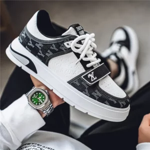 Men's Shoes Autumn Casual Shoes Soft Soled Sports Shoes New Trend Help Breathable Non-slip Board Shoes Fashion Shoes Board Shoes - Image 1