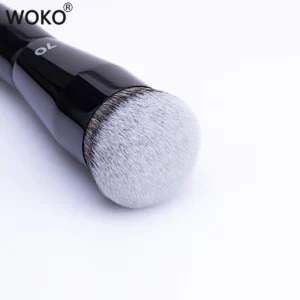 Flat Top Foundation Makeup Brushes Flat Angled Synthetic Hair Face Contour Foundation Liquid Cream Bronzer Buffing Makeup Tool - Image 5