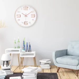 Modern Design Wall Clock Simple and Easy to Read Silent Non-ticking Wall Mounted Clock for Bedroom Living Room Sending Friends - Image 3