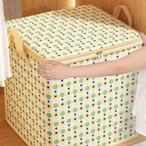 Portable Large Capacity Clothes Quilt Storage Bag Dust-proof Toy Home Moving Storage Bag Wardrobe Accessories - Image 3