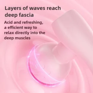New Mini Fascia Gun Vibrating Fast Rechargeable Dual Head Both Portable Mini Muscle Relaxation Full Body Universal Fascia Gun - Image 4