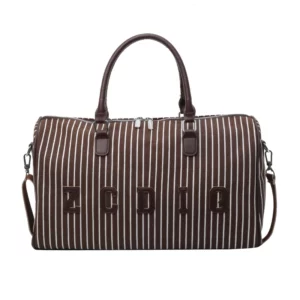 High Capacity Striped Canvas Fashion Travel Bags 2024 Versatile Hot Sale Ladies Bag Bolsa De Viaje Bolsa Femininas - Image 6