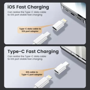 Type c To Lightning Adapter Female Type C Adapter for Ios Fast Charging Adaptador USB C Converter for iPhone - Image 2