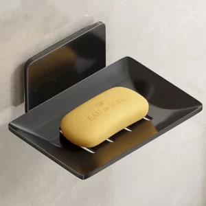 Aluminum Alloy Soap Holder Bathroom Soap Dish With Drain Water Wall Mounted Soap Box Bathroom Accessories - Image 6