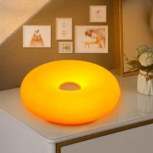 Doughnut table lamp USB plug bedroom bedside ambient light Bauhaus living room dining room decorative light - Image 3