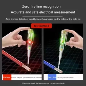 Intelligent Voltage Tester Pen AC Non-contact Induction Test Pencil Voltmeter Power Detector Electrical Screwdriver Indicator - Image 3
