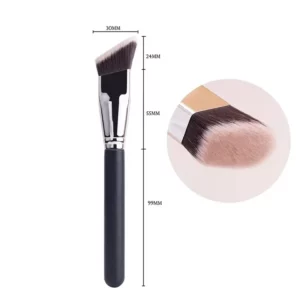 Angled Liquid Powder Contour Makeup Brushes Cream Blush Liquid Foundation Blending Brush Angled Professional Beauty Tools - Image 5