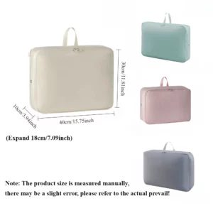 4PCS/set Compression Packing Clothes Down Jacket Cotton Quilt Storage Foldable Large Capacity Expansion Organizer Bag - Image 4