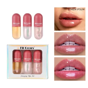 Mini Capsule Liquid Lip Blam Moisturizing Transparent Color Changing Lip Plumping Oil Mirror Jelly Plumping Lip Gloss Cosmetic - Image 3