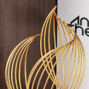 Abstract Ceramic Metal Sculpture Modern Home Decoration Living Room Desktop Office Decoration Accessories Crafts Gift W5315 - Image 4