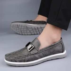 Summer Brand British Style Leather Mens Casual Shoes Designer Loafers Business Driving Shoes Formal Mocassin Men Walking Shoes - Image 6