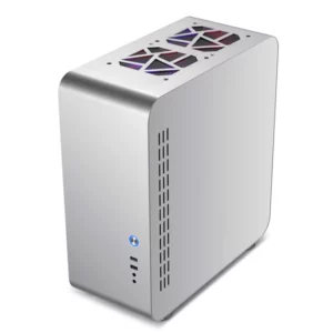 Golden field Mate4 Aluminum Alloy Toughened glass side penetration MINI computer small case ATX/MATX/ Mini-ITx - Image 5