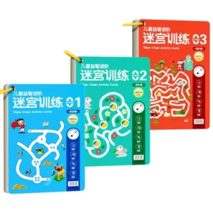 Concentration Maze Training Book Reusable Practice Copybook Pen Control Training Magical Montessori for Kids Education Book - Image 6