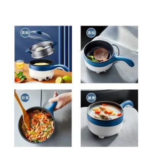 2L Multicooker for Car Truck 12V 24V Non-stick Electric Rice Cooker Food Steamer Stir-fry pan Car-mounted Hot pot Noodles Boiler - Image 5