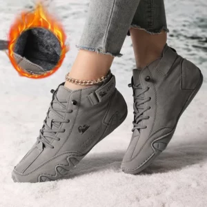 Women's High Top Sneakers Outdoor Casual Walking Boots for Autumn Free Shipping Ankle Boots Fashion Anti Slip Hiking Shoes Woman - Image 3
