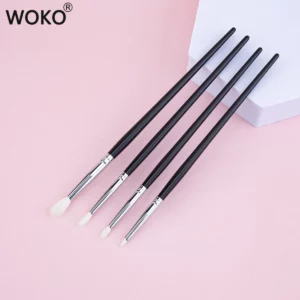 Tapered Crease Brush Large Small and Medium-sized Crease Makeup Brush Eyeshadow Crease Makeup Tool 100% Goat Hair & Copper Tube - Image 6