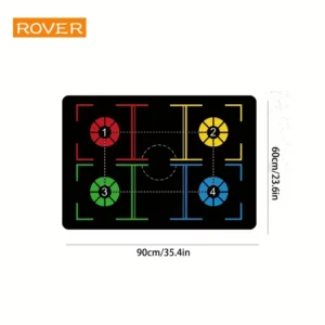 Basketball Train Mat Non Slip Soundproof Material Children adolescents Indoor Ball Control Training dribbling drill thickening - Image 3