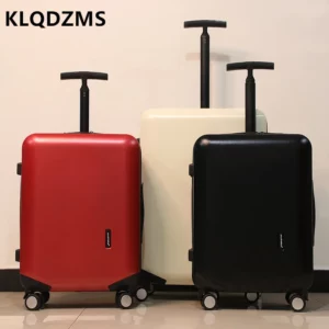 KLQDZMS Japanese Luggage Female Horizontal Bar Luggage Student Mute Universal Wheel Suitcase Strong And Durable Boarding Case - Image 2