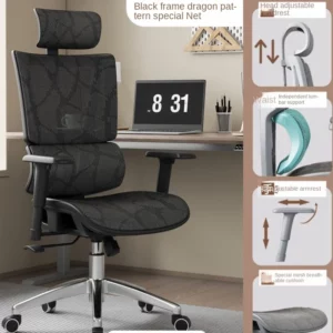 Warming Ergonomic Chair For Prolonged Sitting Comfortable Office Chair E-sports Chair Adjustable For Lying Down And Lifting 2024 - Image 5