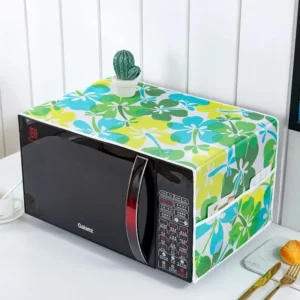 35*100cm Microwave Oven Dust Cover Dustproof Satin Storage Bag Dust Cloth Household Printed Cover Modern Top Cover Cloth - Image 2