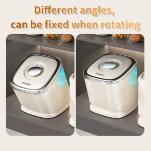 Rice Bucket Moisture Proof Grain Dispenser Rotating Kitchen Powder Storage Box Household Insect-proof Storing Rice Container Box - Image 4