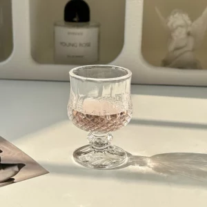 Wine Glasses Set of 6 Diamond Painting Glass Cups European Style Creative Wedding Gifts Home Accessories Transparent Drinkware - Image 2