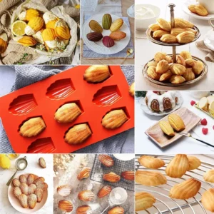 Madeleine Pan Nonstick Silicone Madeleine Molds Shell Shape Baking Cake Mold Pan DIY Bakeware Pan Kitchen Accessories - Image 5
