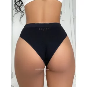 Seamless Brazilian Panties Mid Waist Women Sexy Hollow Out Underwear Female Briefs Breathable Underpanties Women's Lingerie - Image 5
