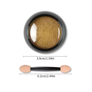 1pcs Nail Glitter Metallic Rubbing Dust Gel Polish Pigment Shinning Metal Manicure Decor Magic Mirror Powder Gold Silver Chrome - Image 6