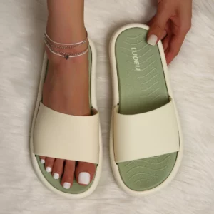 LUOFU New Fashion Colorful Women's Casual Open Toe Platform Strap SandalsDurable Slippers On Sandals Qulity Indoor Outdoor - Image 1