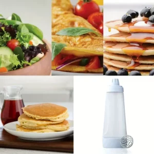 1PC 1000ml Hand-cranked Batter Mixing Bottle Easy Squeeze Bottle with Blender Ball Perfect for Cupcakes Pancakes Waffles Cakes - Image 6