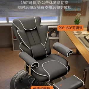 ErgoPro Gaming Chair for Men - Reclining Computer Desk Chair with Lumbar Support, Comfort Office Chair for Long Sitting - Image 4