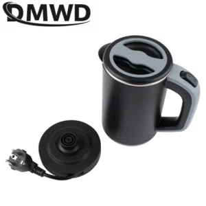 110V/220V Travel Electric Kettle MINI Boiling Teapot Cup Heater Portable Stainless Steel 0.8L Hot Water Quick Heating Pot Boiler - Image 5