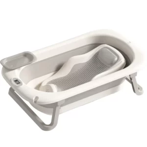 Foldable Newborn Baby Bathtub with Anti-Slip Design Enlarged Warm Infant Tub for Sitting Lying Positions Portable Shower Basin - Image 5