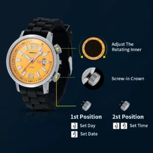 Miyota 8205 20ATM Diver Automatic Mechanical Watch Men Sport Luminous Sapphire Waterproof Wristwatch Swimming Self Winding Watch - Image 6