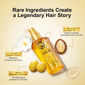 PURC Morocco Argan Oil Nourishing Hair Oil Smoothing Shine Soft Hair Serum Repair Damaged Frizz Dry Hair Treatment Hair Care - Image 5