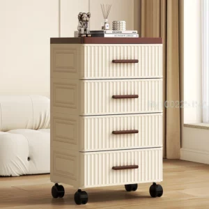 NEW 3 Drawer Wide Plastic Storage Cart Storage cabinet, toy storage cabinet drawer storage cabinet 수납 서랍 - Image 5