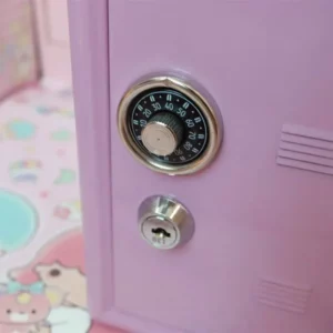 NEW Ins Safe Box Organizer Iron Pink Desk Decorative Box Piggy Bank Metal Mini Cabinet Money Storage Box Kawaii Storage Box - Image 4