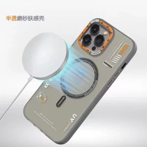 Matte Magnetic Phone Case For iPhone 16 15 13 12 14 Pro Max Magsafe Wireless Charge Frosted Back Metal Lens Frame Buttons Cover - Image 5