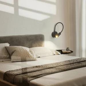 Wall Mounted Bedside Readling Lamp Spot Light Nordic Modern Indoor Adjustable Neck Aluminum Black Silver White Finish LED 3W - Image 6