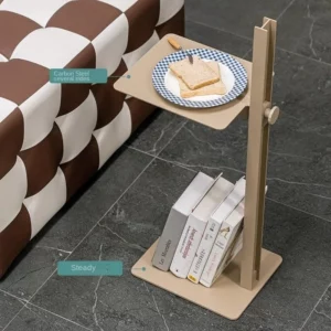 Realife Adjustable Edge Bedside Small Coffee Table Nordic Designer's Creative Sofa Home Small Apartment Living Room Corner Table - Image 4