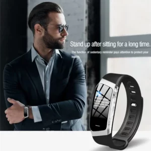 2023 New E18 Smart Heart Rate Blood Pressure Bracelet Color Screen Incoming Call SMS Reminder Reminder Trajectory Of Motion - Image 4