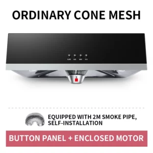 CXW-180-C01 180W Range Hood Home Kitchen Large Suction Small Oil Hat Machine Top Suction New Range Hood 220V - Image 3