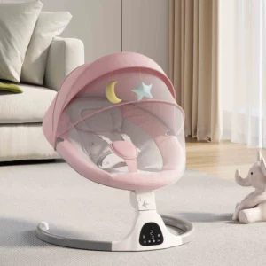 Newborn baby electric rocking chair intelligent rocking chair soothing chair baby cradle rocker - Image 3