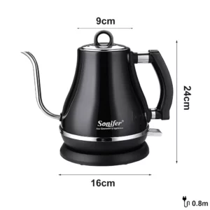 1.2L Gooseneck Electric Kettle Tea Coffee Thermo Pot Appliances Kitchen Smart Kettle Quick Heating Electric Boiling 220V Sonifer - Image 6
