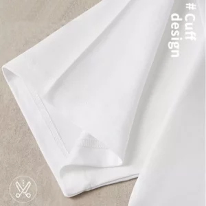 240gsm Heavy Oversized Plain T-Shirt for Men Summer HighQualtity Short Sleeve Tee 100%cotton Solid Color Trendy Casual white Top - Image 6