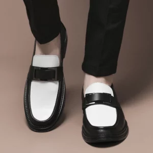 Men Genuine Leather Business Shoes Casual Flats Men Party Driving Loafers Shoes Breathable Moccasins Men's Casual High-end Shoes - Image 3