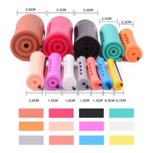10pcs Hair Cold Roller Heatless Curling Curlers Hair Heatless Curling Rods Magic Hair Curlers Without Heat Wave Curly Perm Rods - Image 3