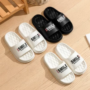 Shower Slipper, Quick Drying Non-Slip Slippers, Bathroom House and Pool Sandals, in-Door Slipper for Gym, Soft Sole - Image 4
