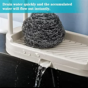 1PCS Detachable Kitchen Dishcloth Holder Rag Hanger Sink Sponge Holder Storage Rack Shelf For Bathroom Scrubber Brush Organizer - Image 5